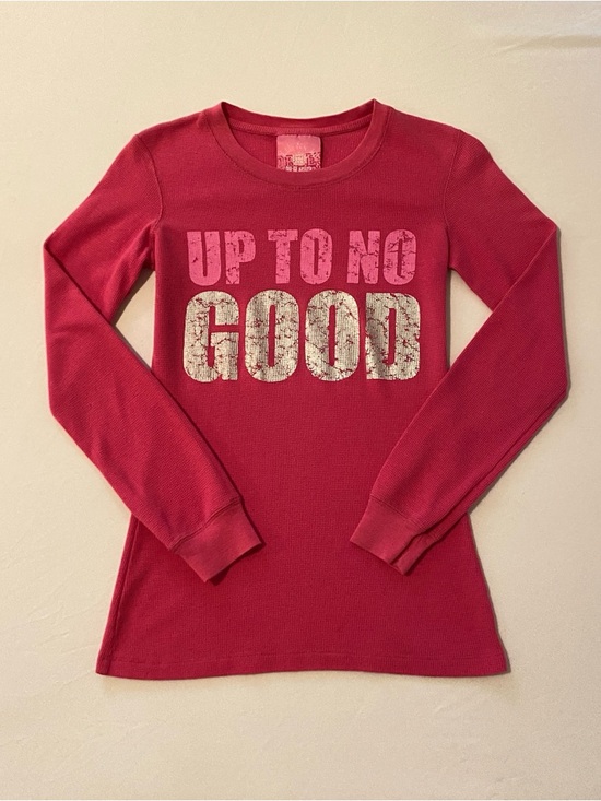 La SENZA Tops - La Senza Waffle Knit Graphic Longsleeve
